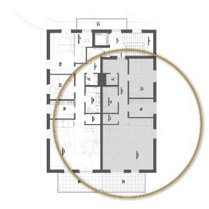 Apothekerhaus - Beispiel 3-Zimmer Wohnung