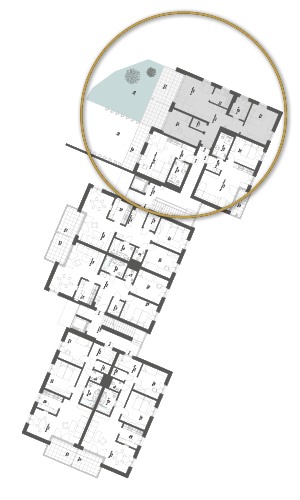Giesserei - Beispiel 3-Zimmer Wohnung