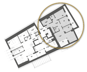 M&uuml;hle - Beispiel 3-Zimmer Dachgeschosswohnung